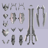 30MM 1/144 EXM-A9bk Spinatio [Black Knight]